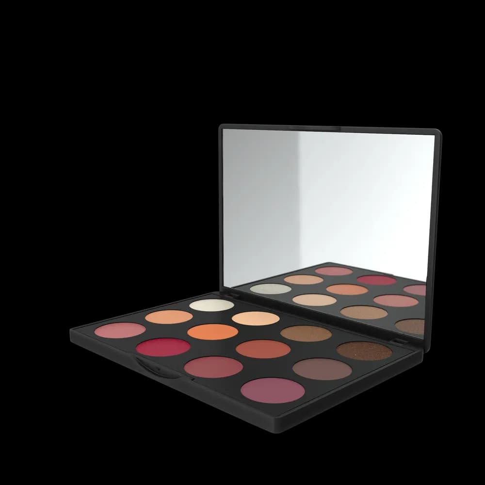 Palette de fards à paupières avec miroir image